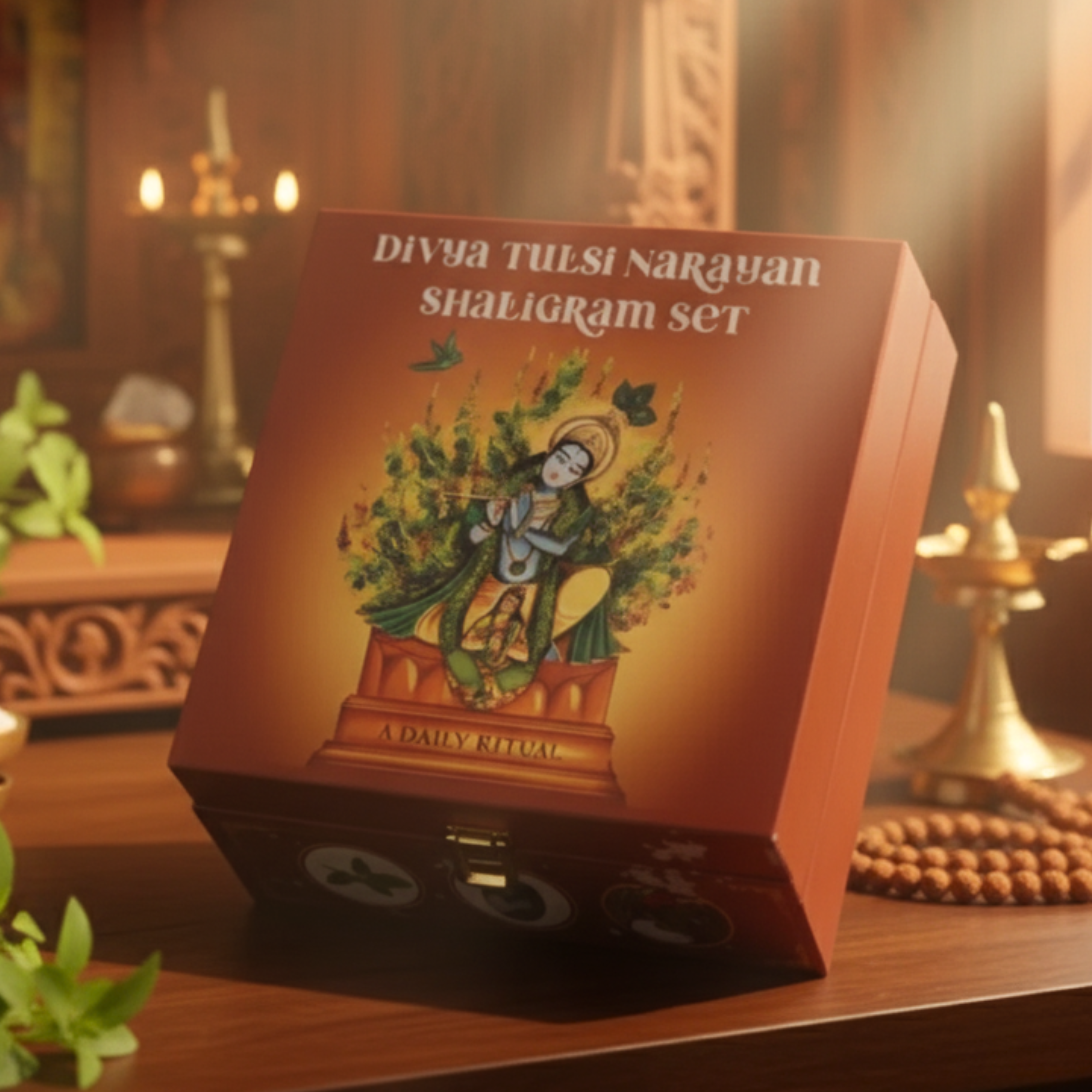 Shivling Abhishek Kit & Divya Tulsi Narayan Shaligram Set Combo