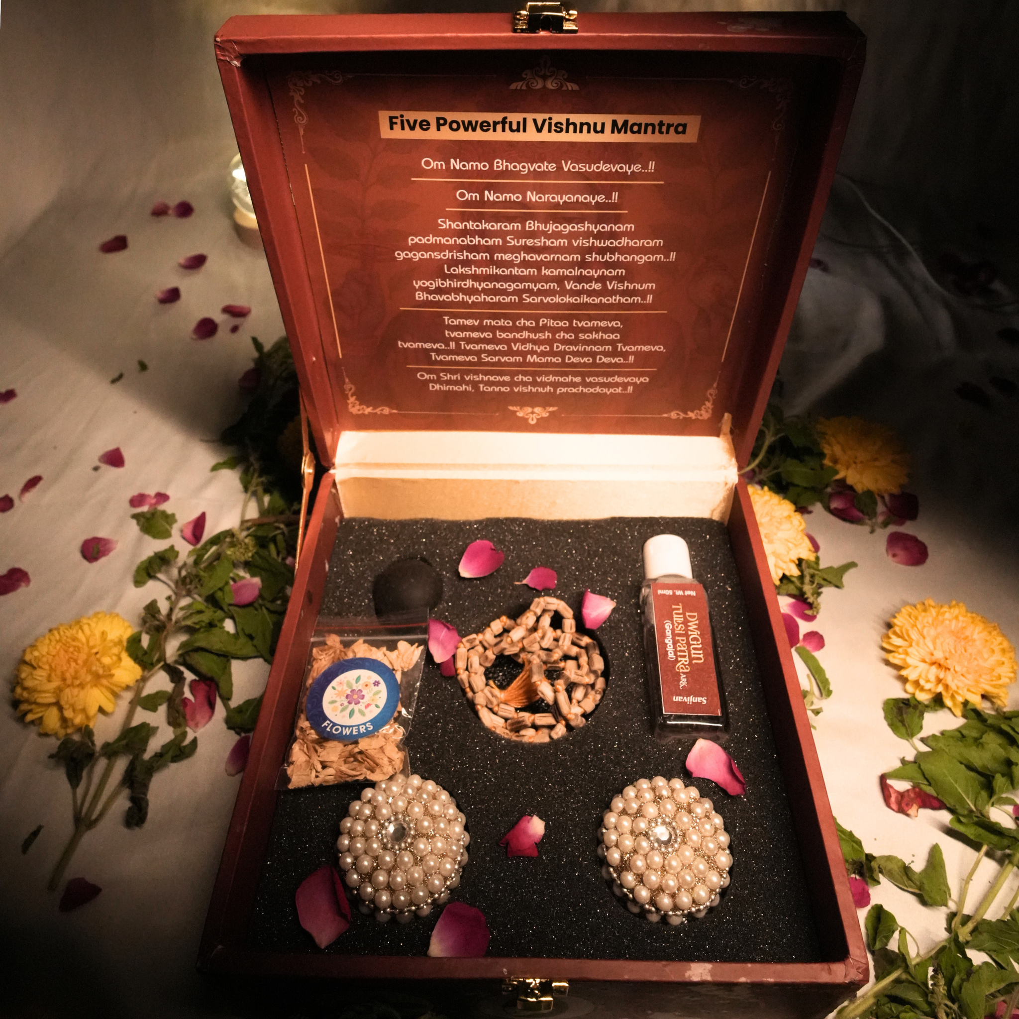 Shivling Abhishek Kit & Divya Tulsi Narayan Shaligram Set Combo