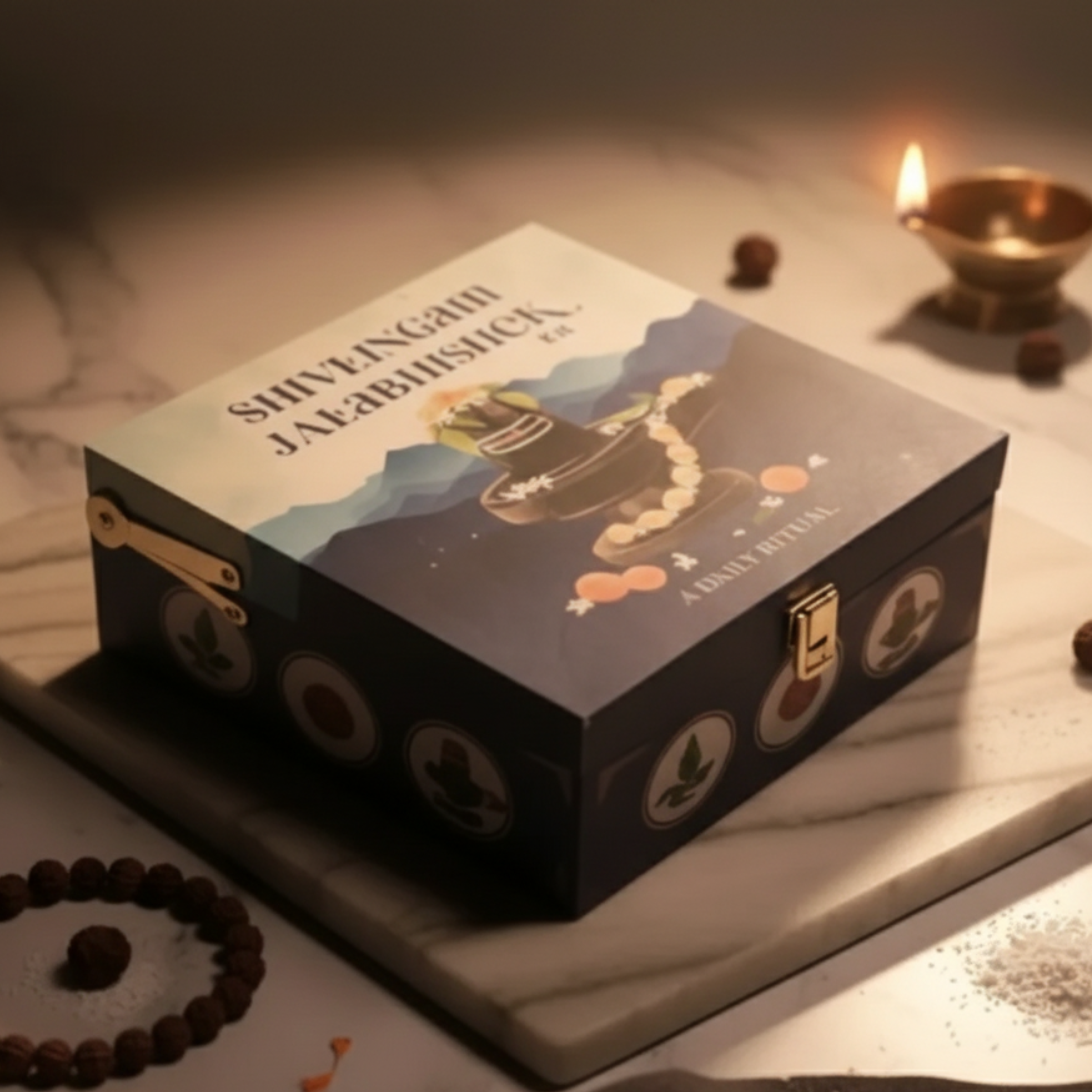 Shivling Abhishek Kit & Divya Tulsi Narayan Shaligram Set Combo